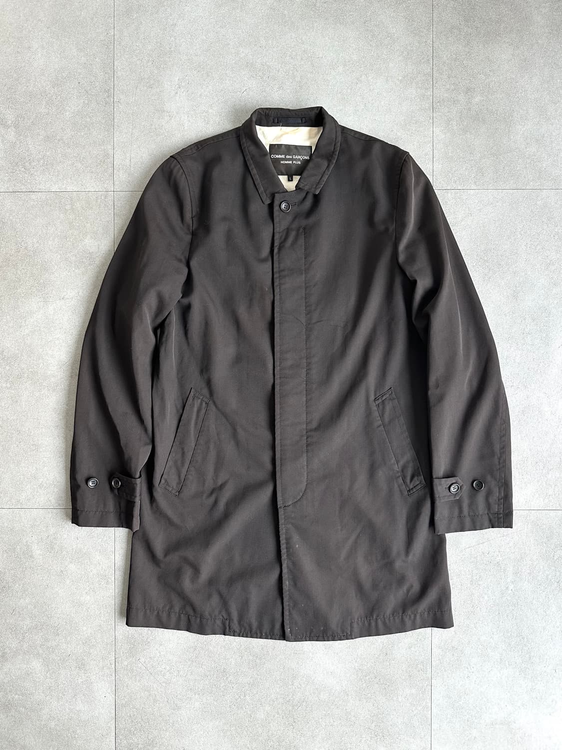 꼼데가르송 옴므플러스 다크브라운 코트 상품이미지5