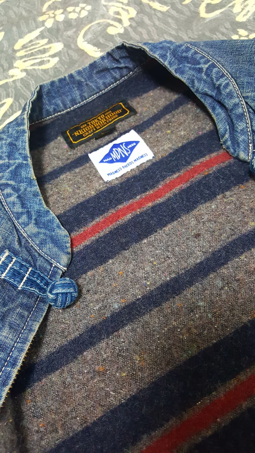 네이버후드 X 매드니스 16AW 쿵푸 데님 자켓 상품이미지6