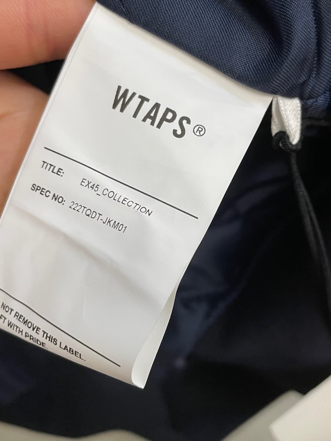 더블탭스 나일론 트윌 팀 자켓 상품이미지7