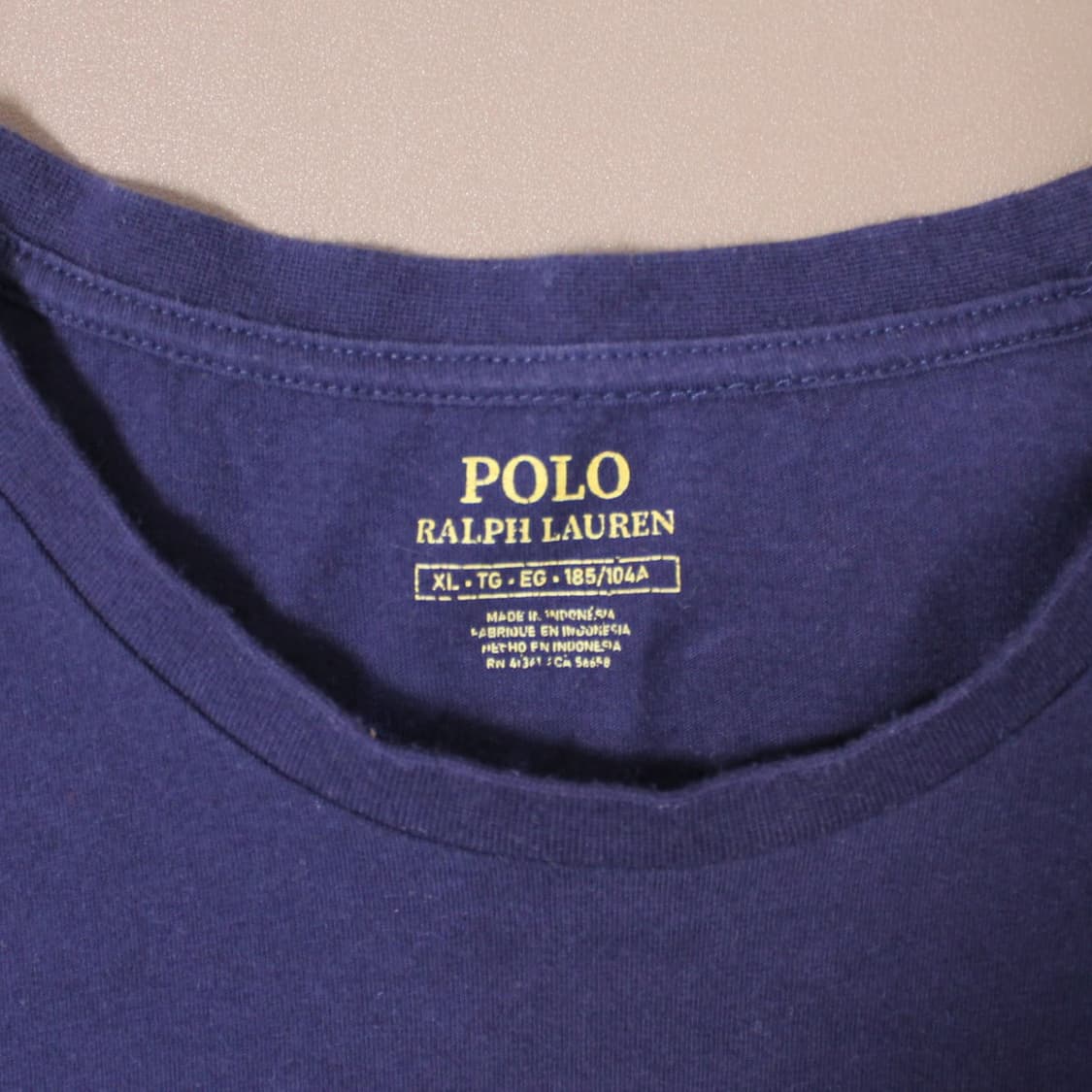 Polo 폴로 랄프로렌 네이비 반팔 라운드 티 상품이미지3