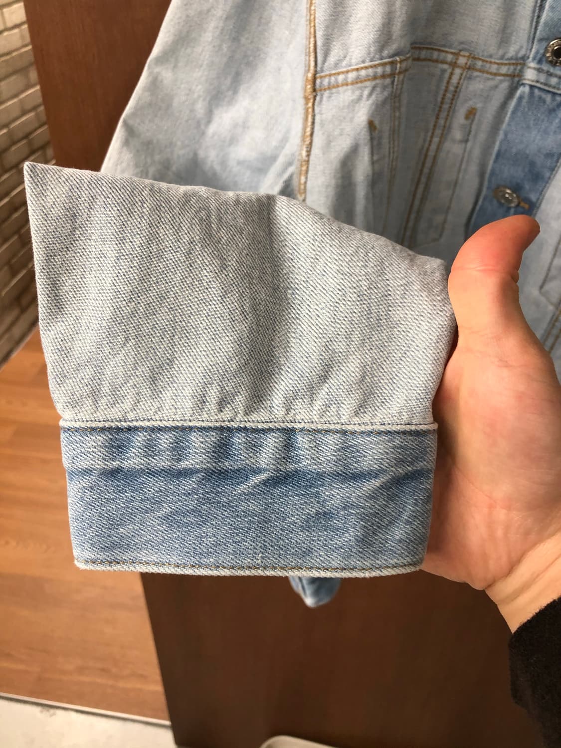 Helmut lang 리버스 데님 자켓 M 상품이미지4