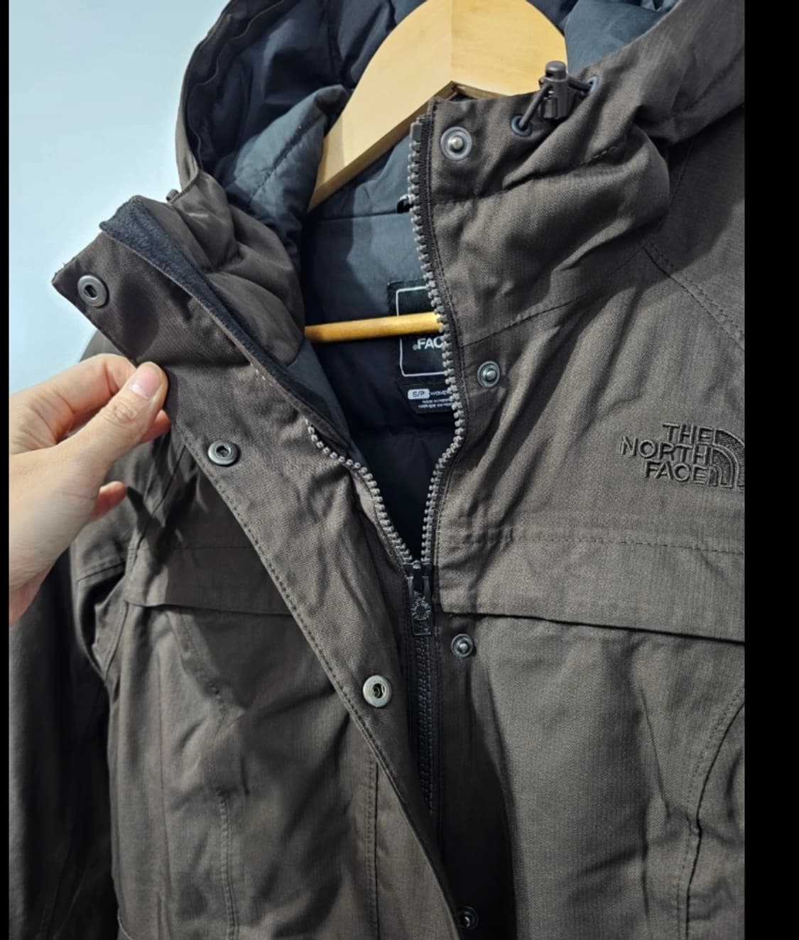 노스페이스 여성 롱패딩 S 상품이미지4