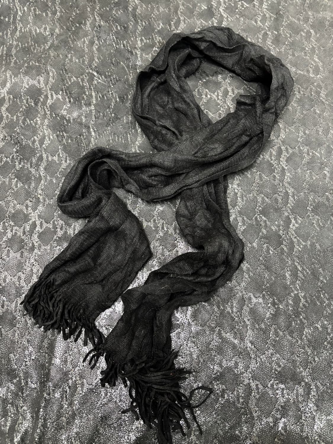 11. Black minimal scarf 2.8 상품이미지4