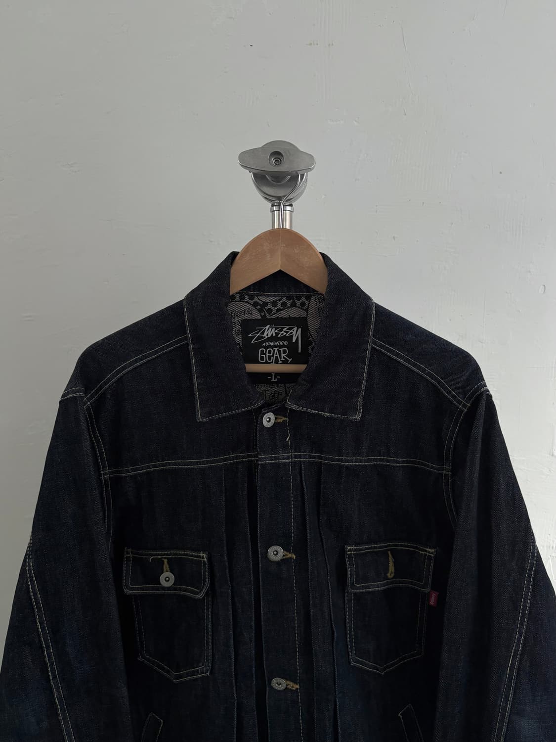 스투시 기어 스티치 데님 자켓 상품이미지2