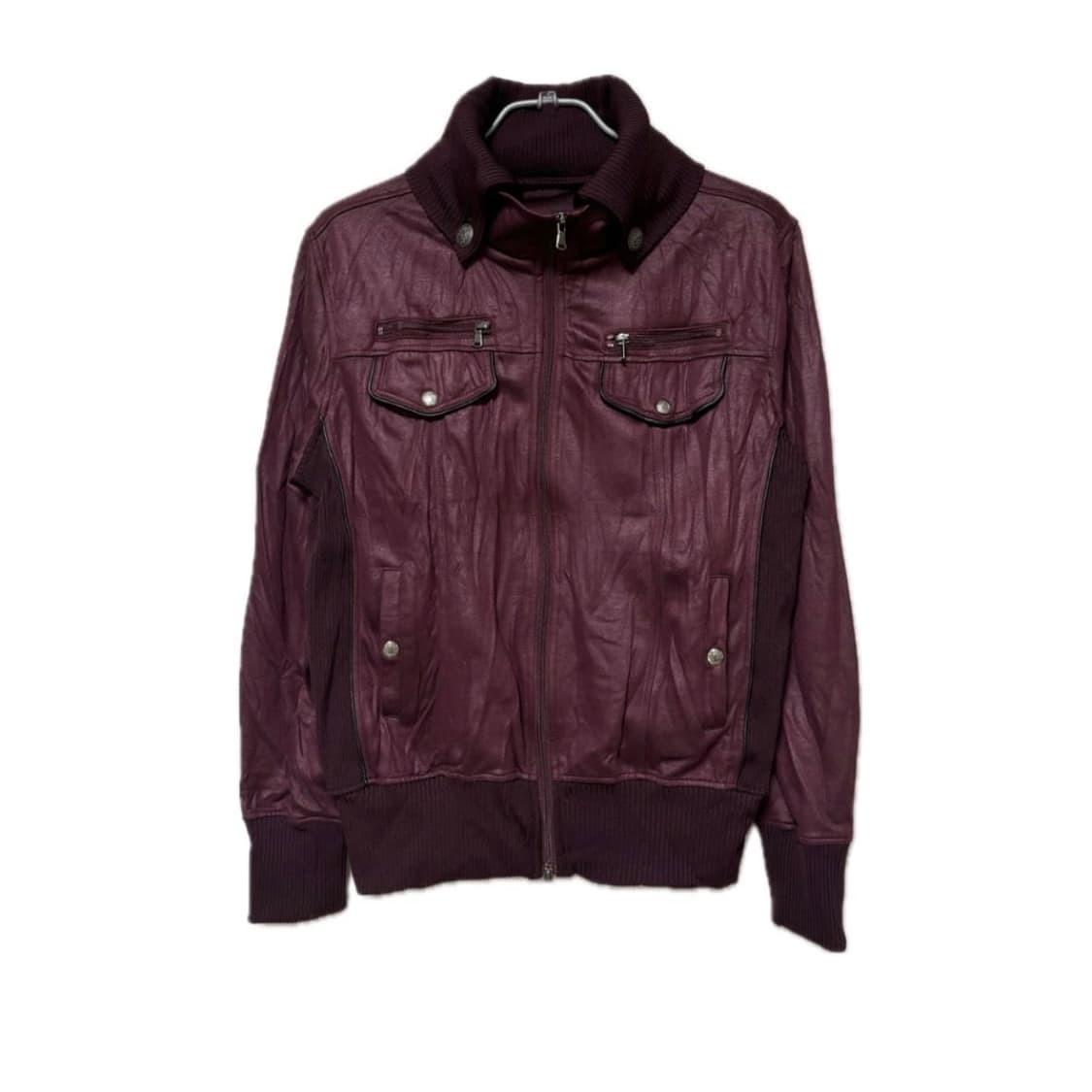 빈티지 집업 버건디 상품이미지1