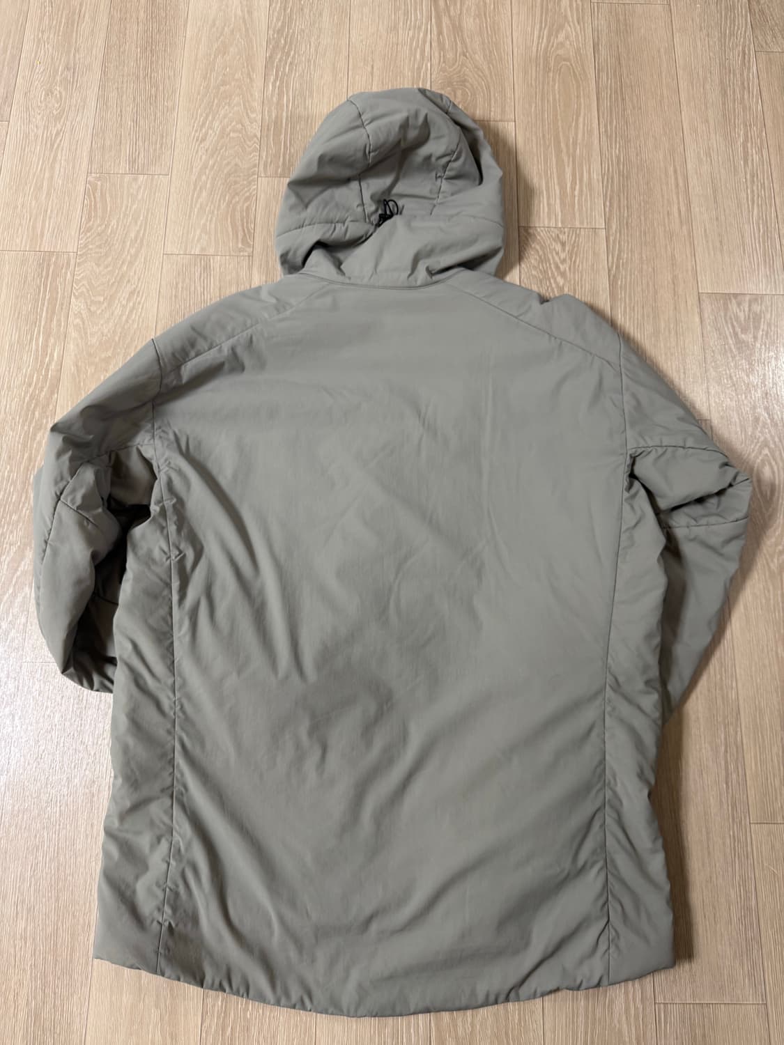 XL 아크테릭스 프로톤 lt 후드 디스토션 패딩 자켓 그레이 리프 상품이미지7