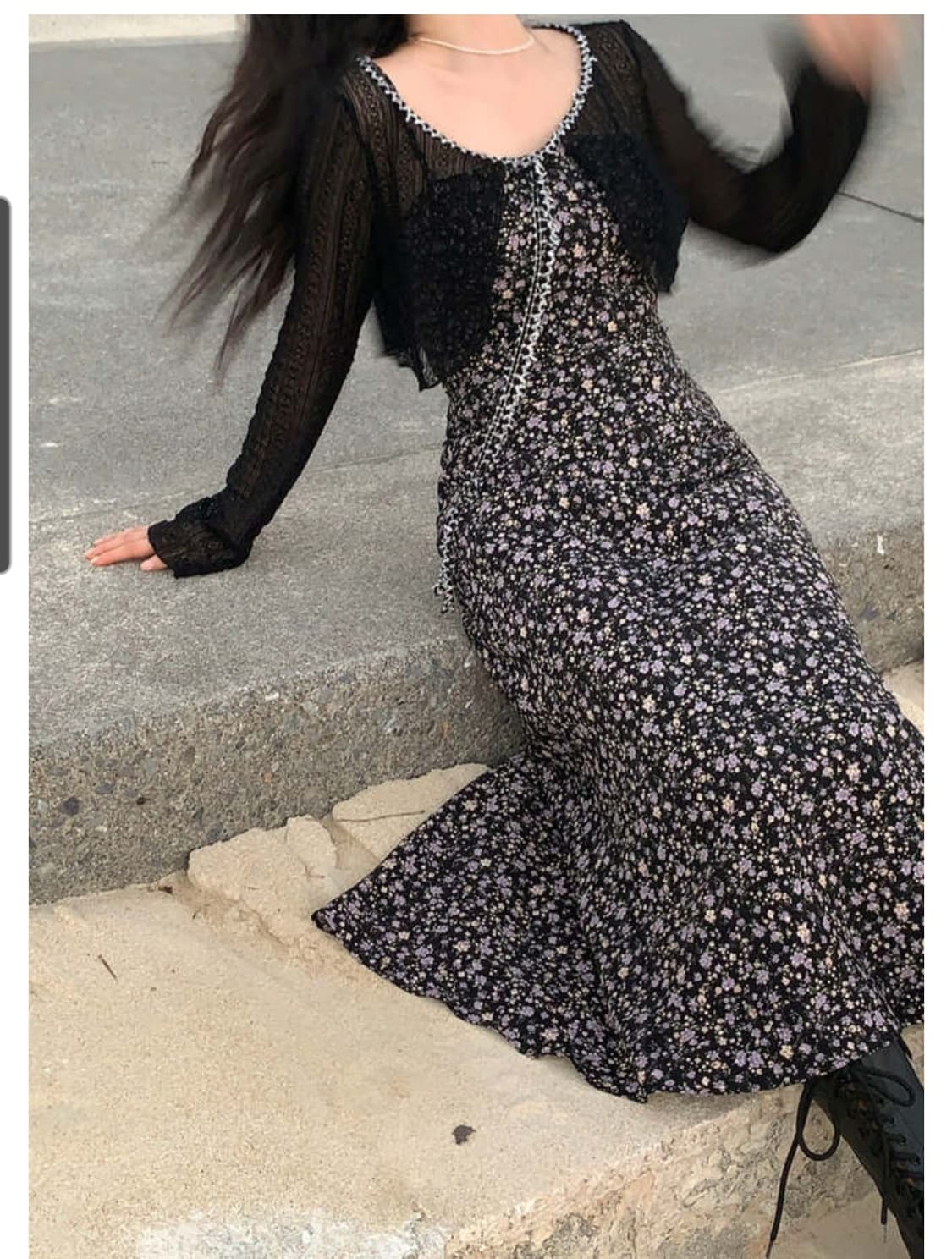 루루서울 Flower Spark Dress 사이즈L 상품이미지2