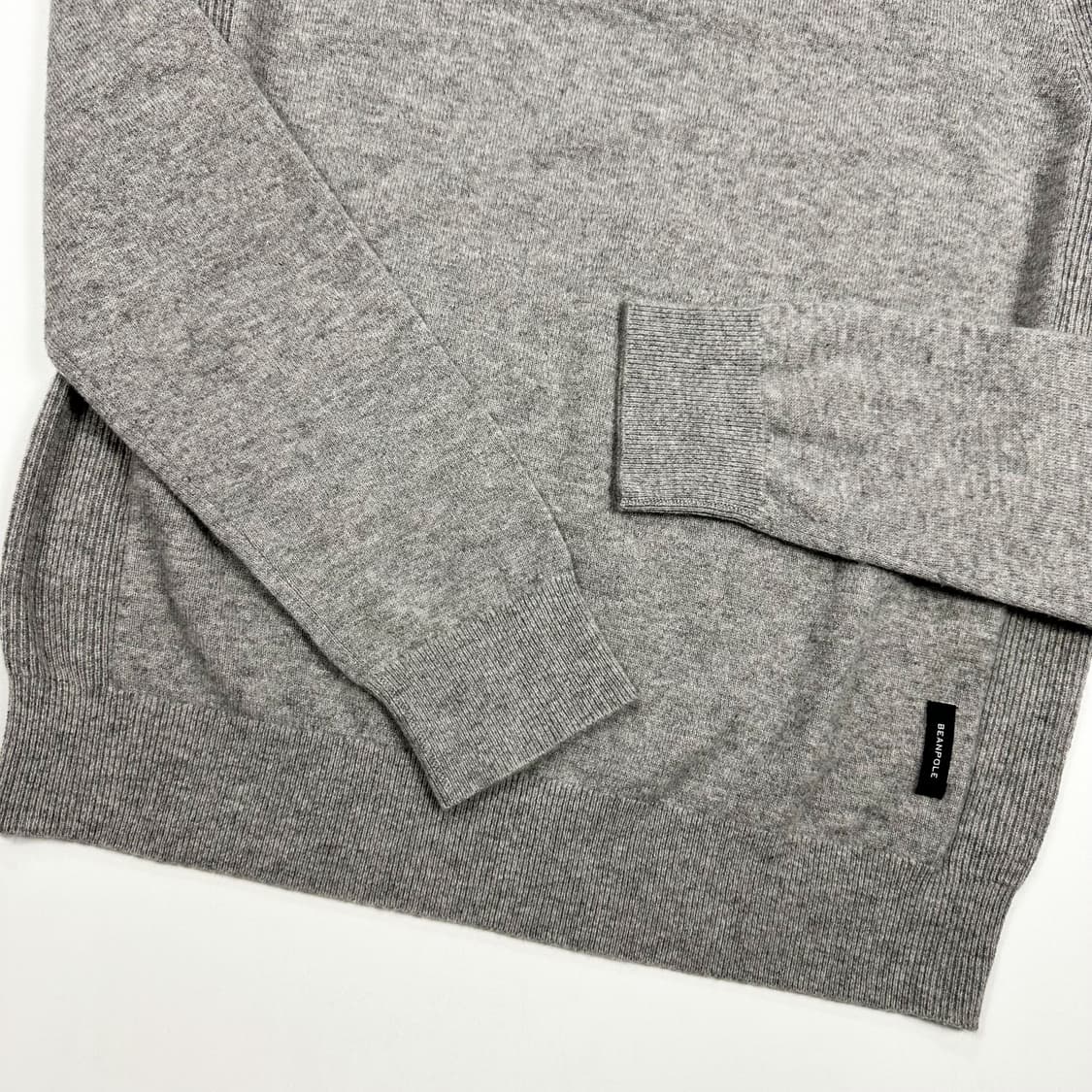 빈폴 클래식 로고 그레이 캐시미어 니트 (L) 상품이미지3