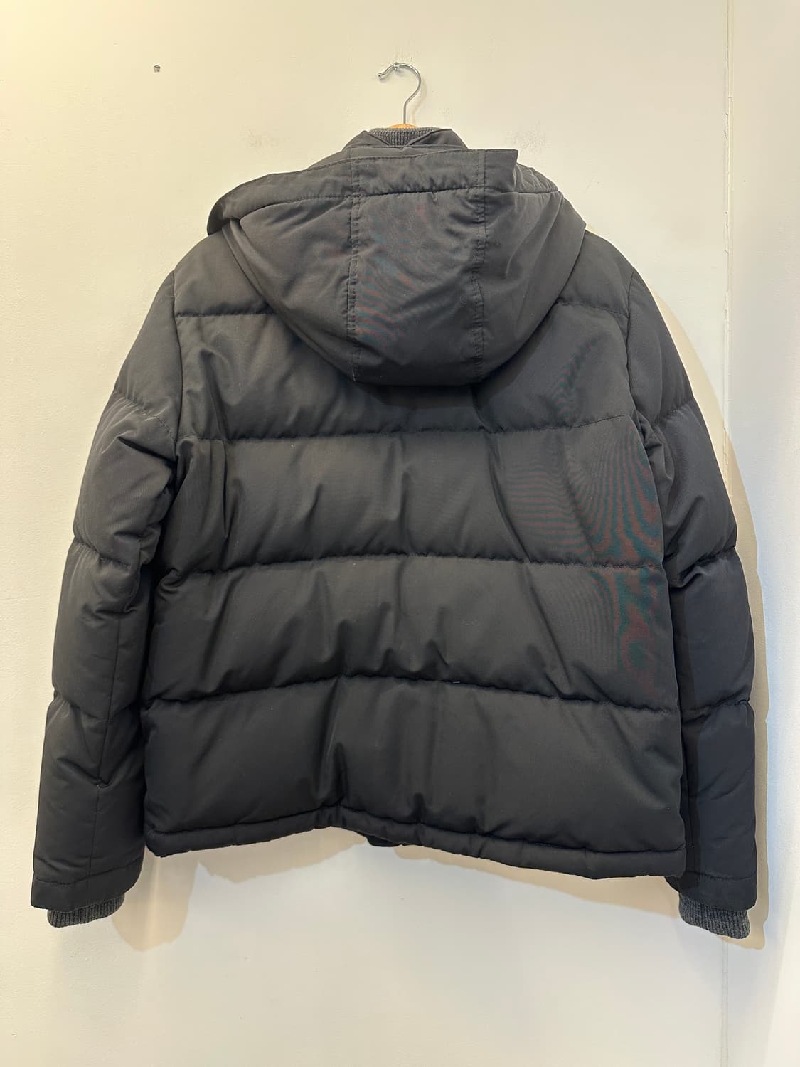 L) 캉골 블랙 오리털 패딩 베이직 숏 점퍼 상품이미지2