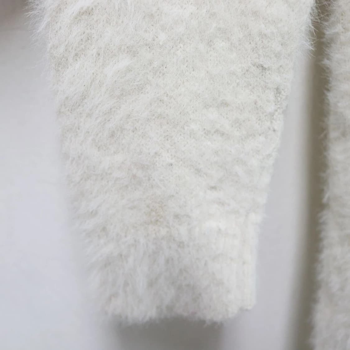 GU 플라워 레이스 모리걸 화이트 니트 상품이미지3