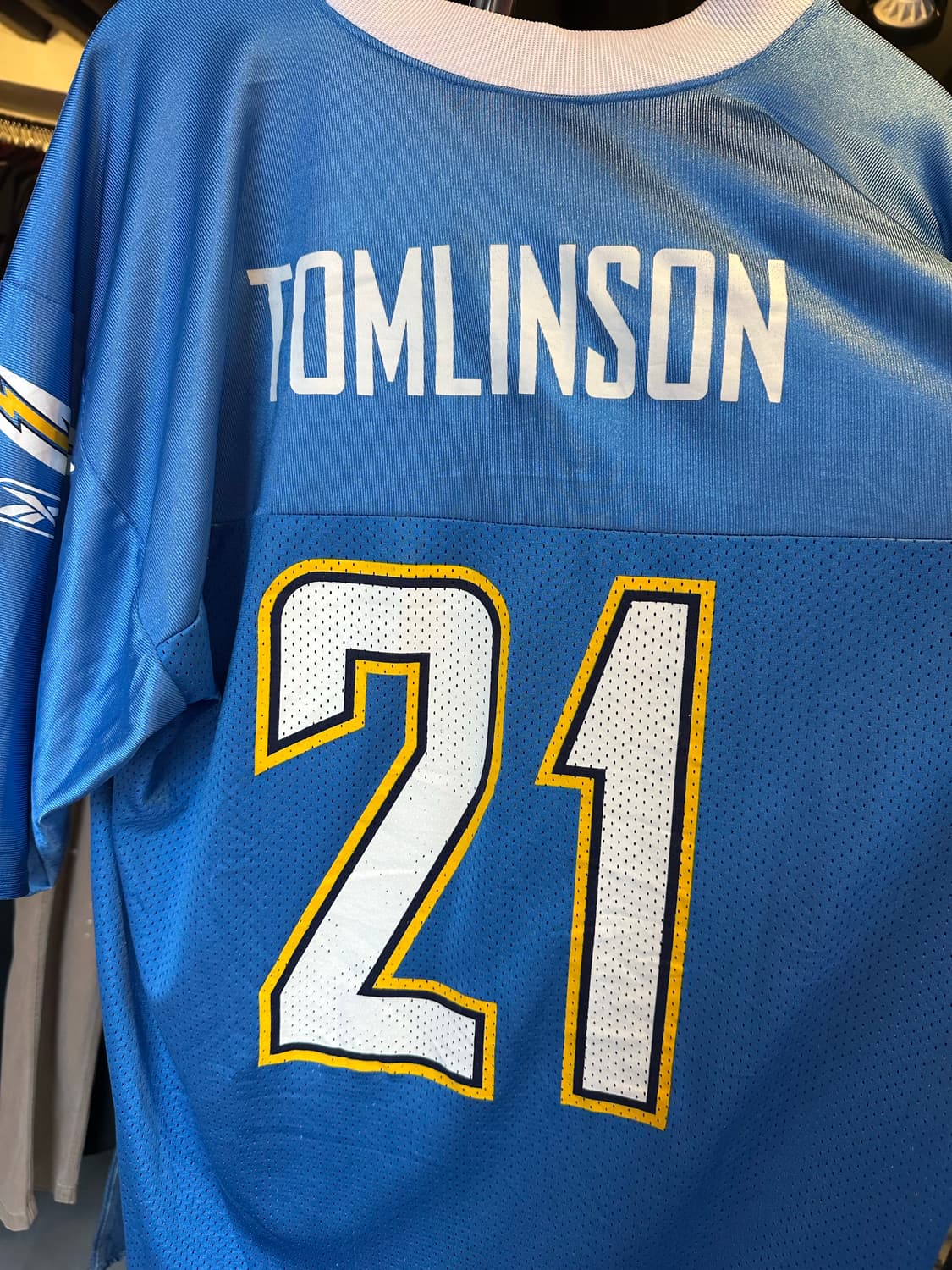 리복 NFL 풋볼 Los Angeles Chargers 메쉬 져지 상품이미지7