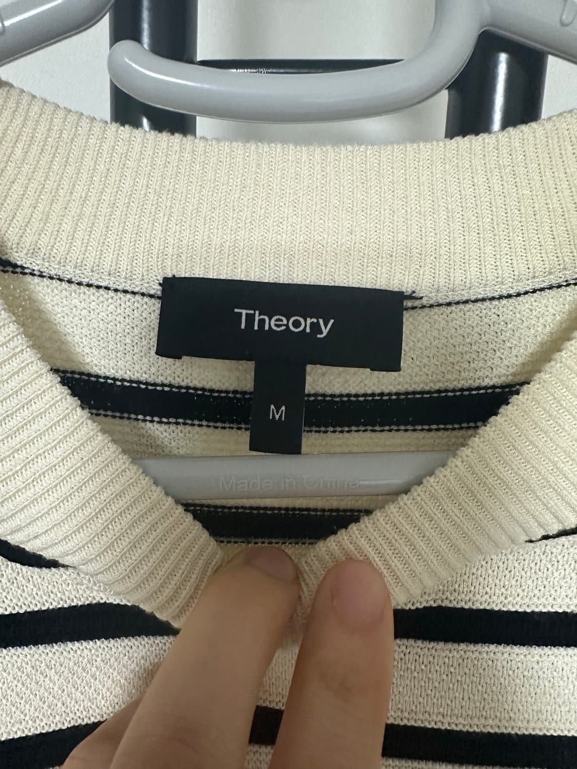 Theory 띠어리  스트라이프 여성  니트티-M사이즈 상품이미지7