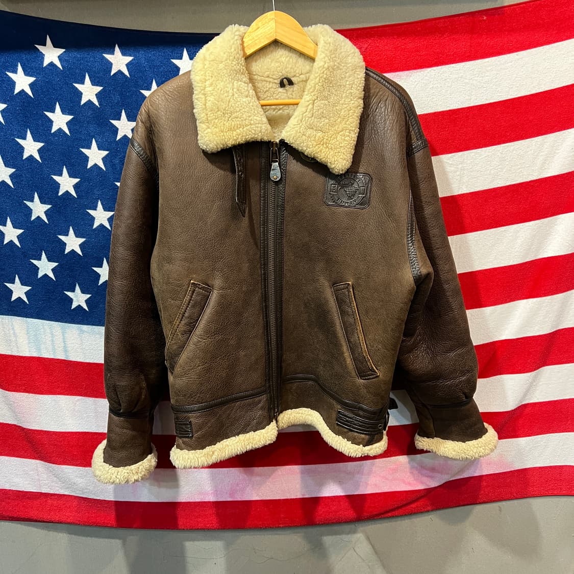 에드윈 90‘s B3 양가죽 무스탕 상품이미지1