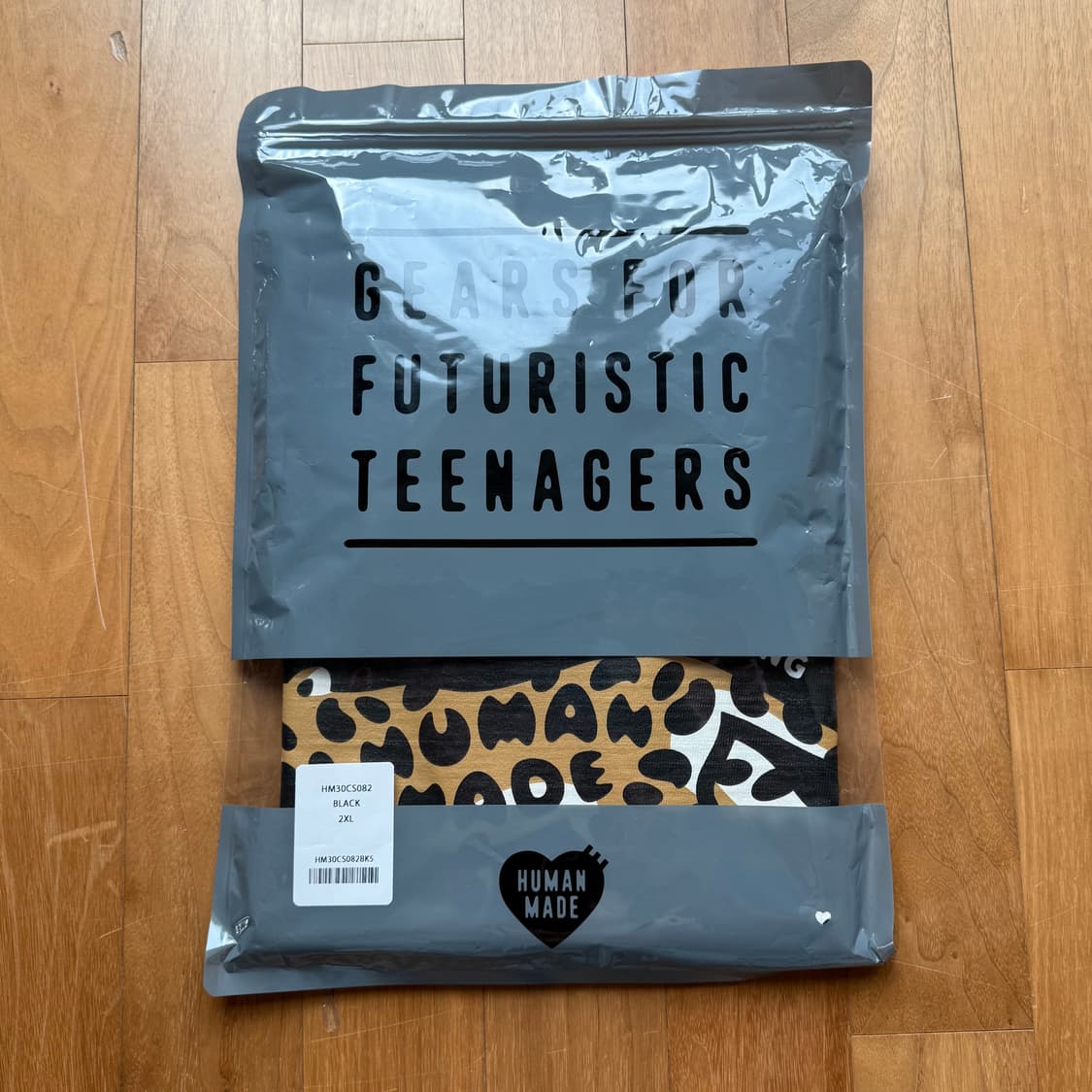 XXL 휴먼메이드 애니멀 그래픽 티셔츠 블랙 압구정 한정 상품이미지2