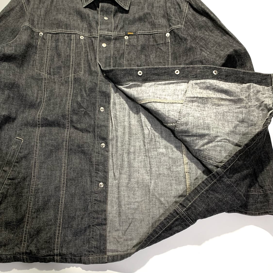 리 데님 셔츠 자켓 상품이미지3