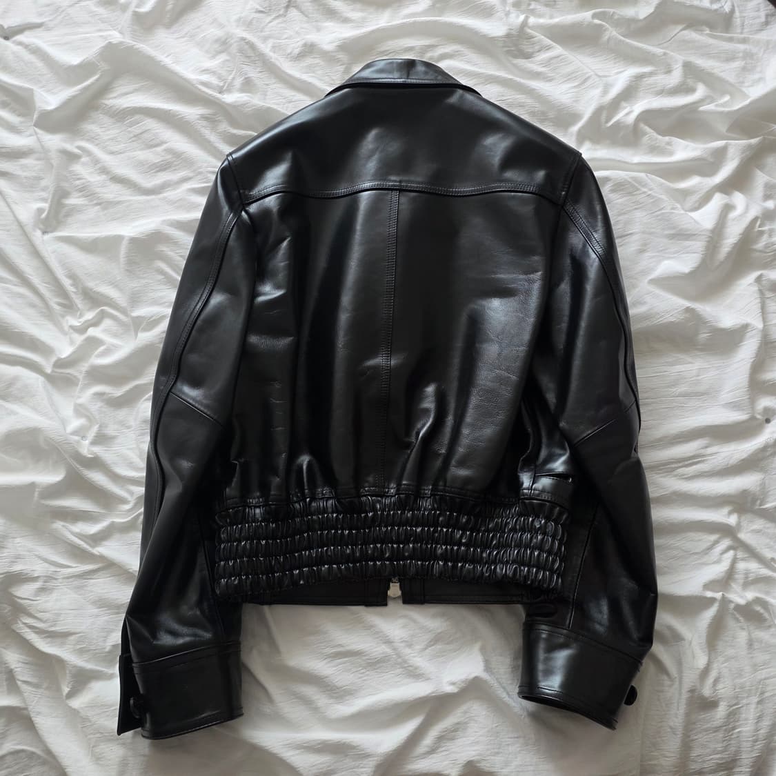 (m) 스페로네 홀스하이드 크롭레더자켓 상품이미지2