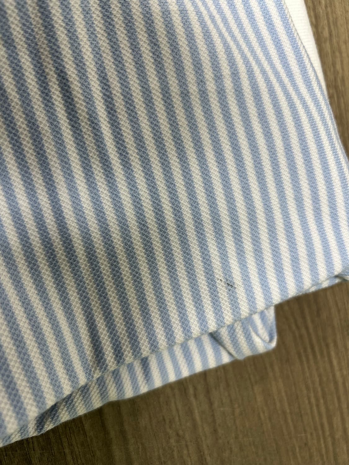 유니클로 JW앤더슨 드라이피케 스트라이프 폴로셔츠 블루 XL 사이즈 상품이미지3