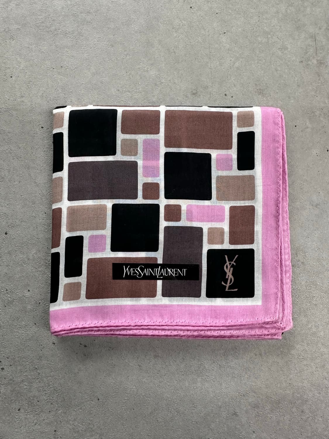 🔥입생로랑 YSL 빈티지 코튼 스카프🔥 상품이미지1