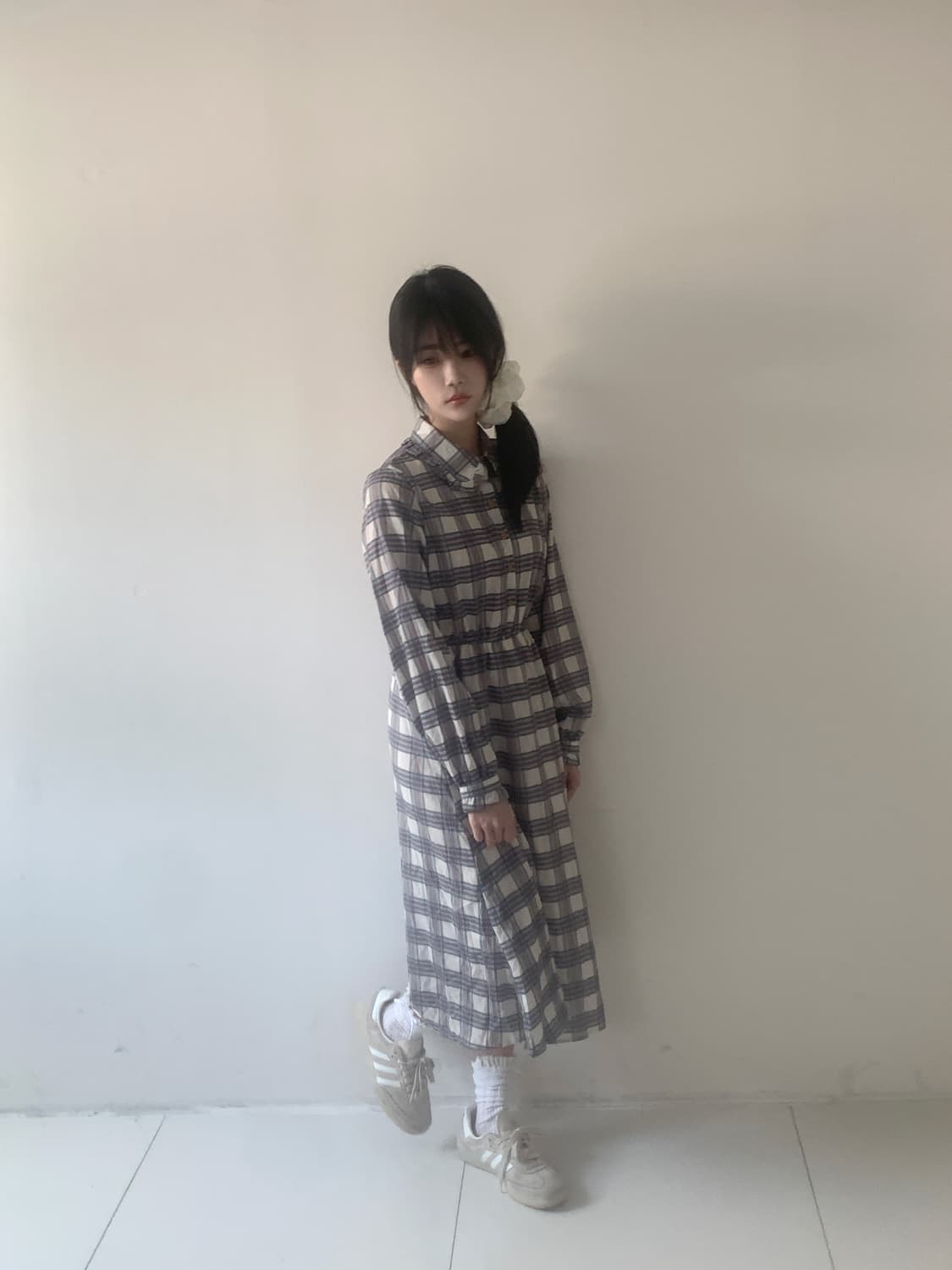 Check button dress 상품이미지8
