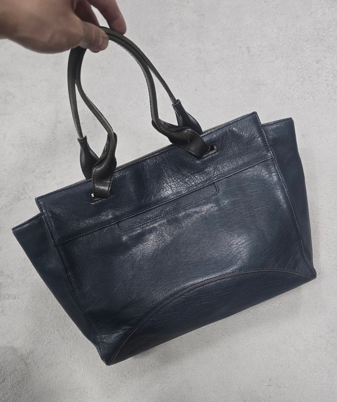 Genten 젠텐 네이비 토트백 상품이미지4