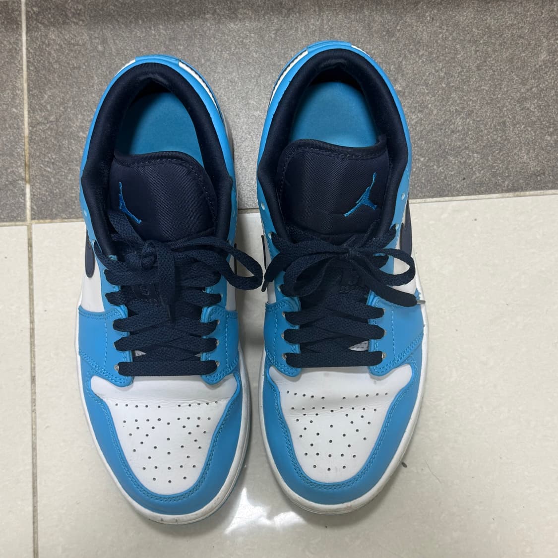 나이키 조던1 로우 다크 파우더 블루 상품이미지3