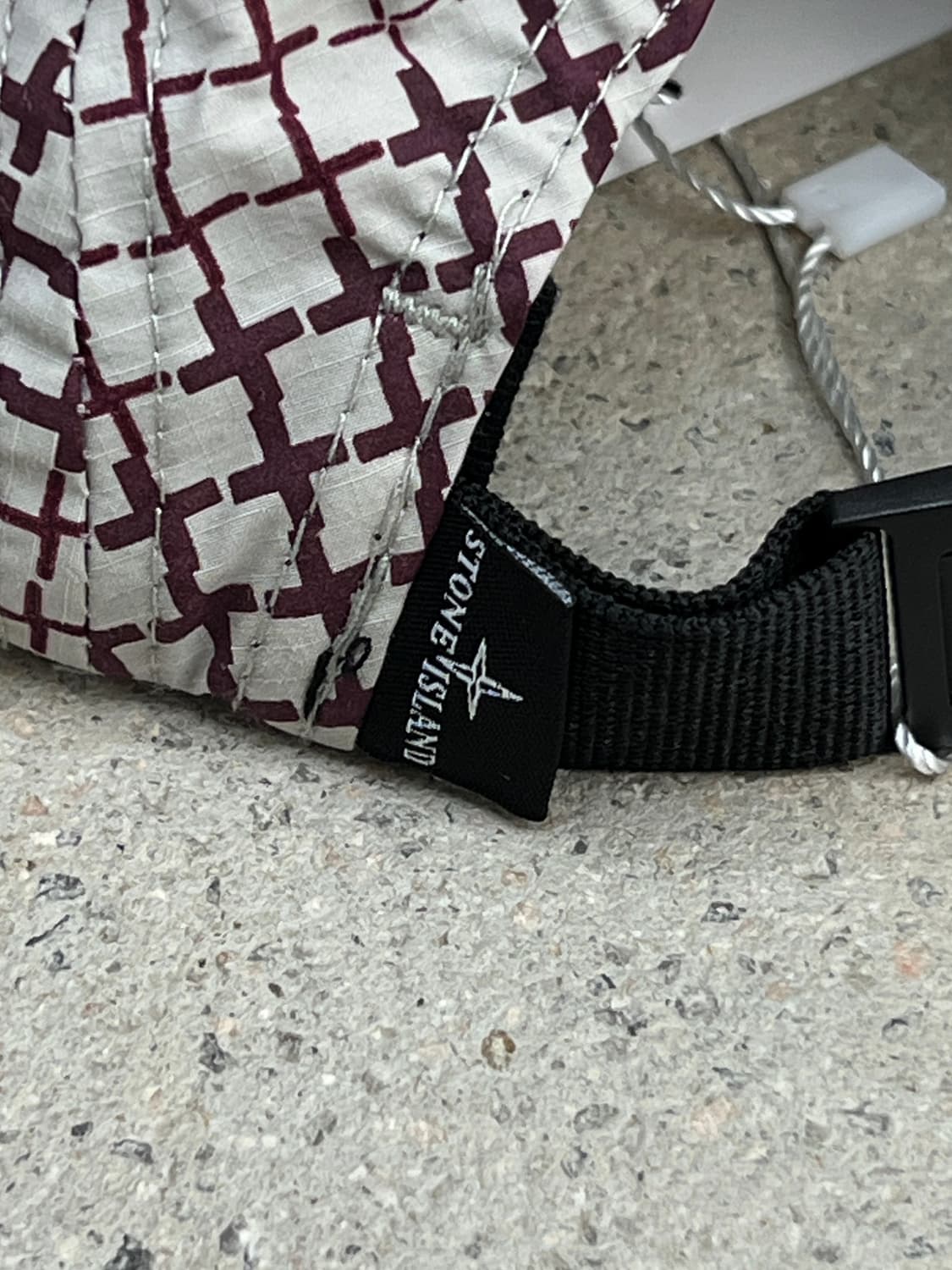 스톤아일랜드 그리드 카모 캠프 캡 상품이미지4