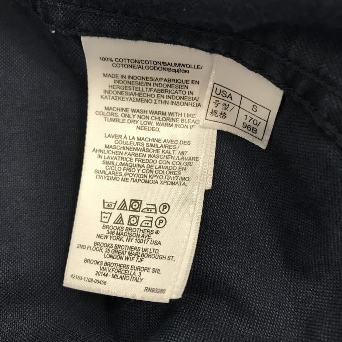 브룩스브라더스 네이비 옥스포드 셔츠 [95] 상품이미지5