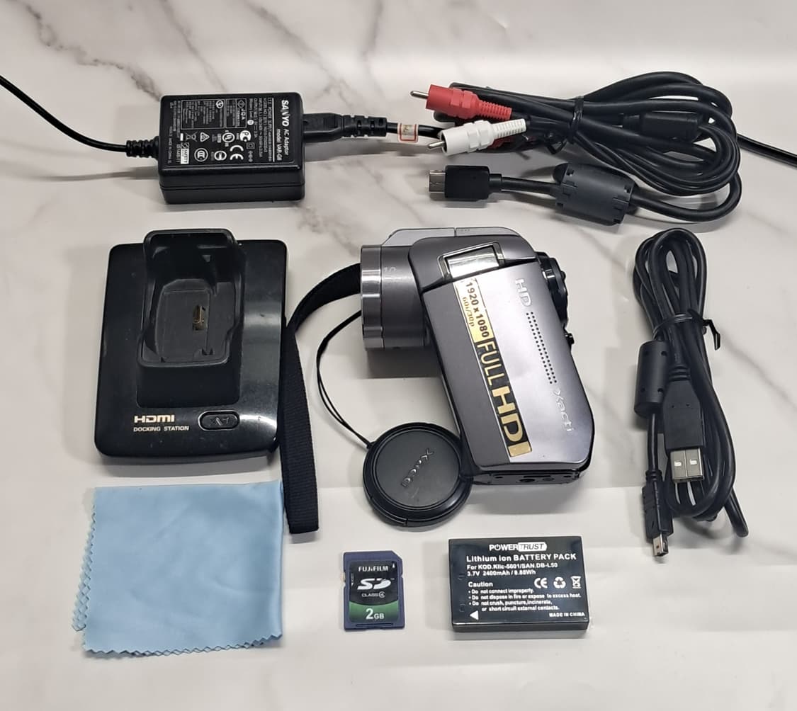 산요 작티(Xacti) VPC-HD1010 빈티지 캠코더 상품이미지9