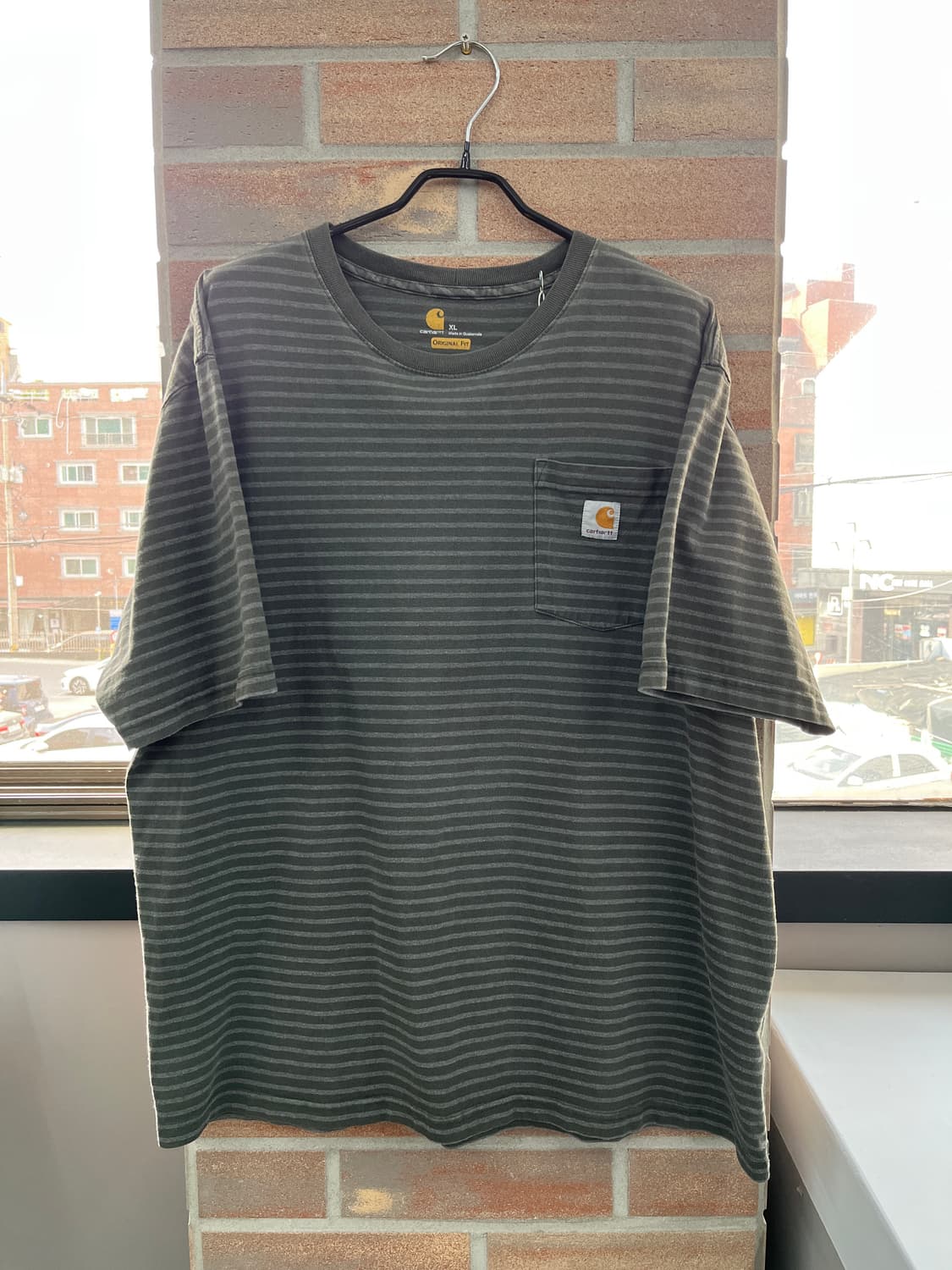 칼하트 스트라이프 반팔 티셔츠 상품이미지7