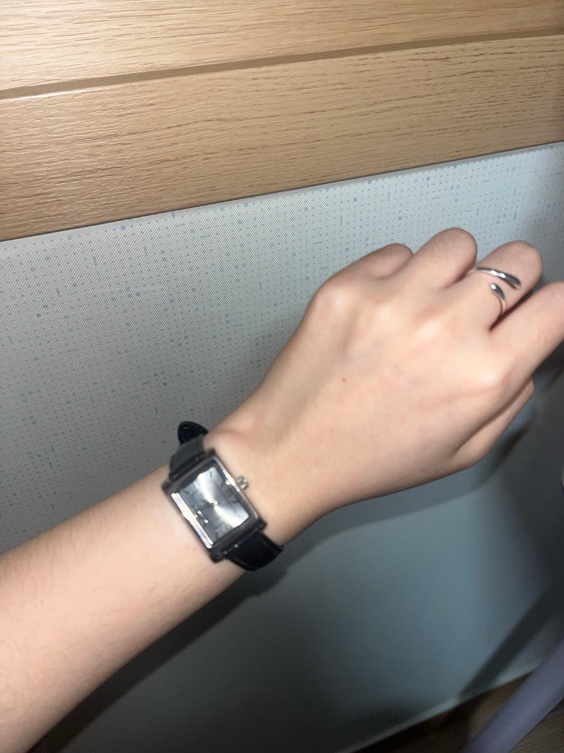 Casio 카시오 쿼츠 사각 레더 시계 (LTP-1234LL-7ADF) 상품이미지2