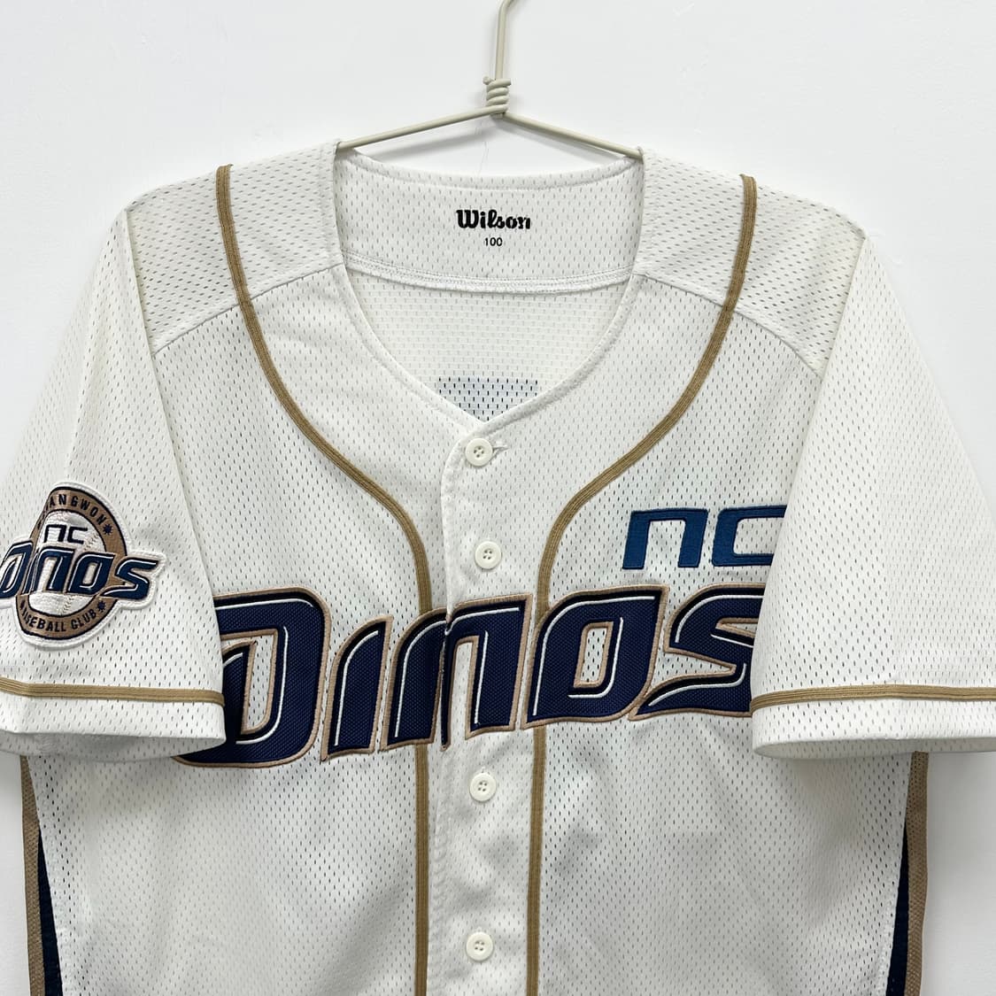 윌슨 NC다이노스 홈 이종욱 마킹 유니폼 100 상품이미지2