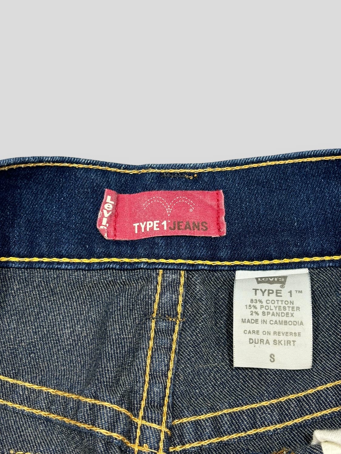 리바이스 타입원 데님스커트 상품이미지6