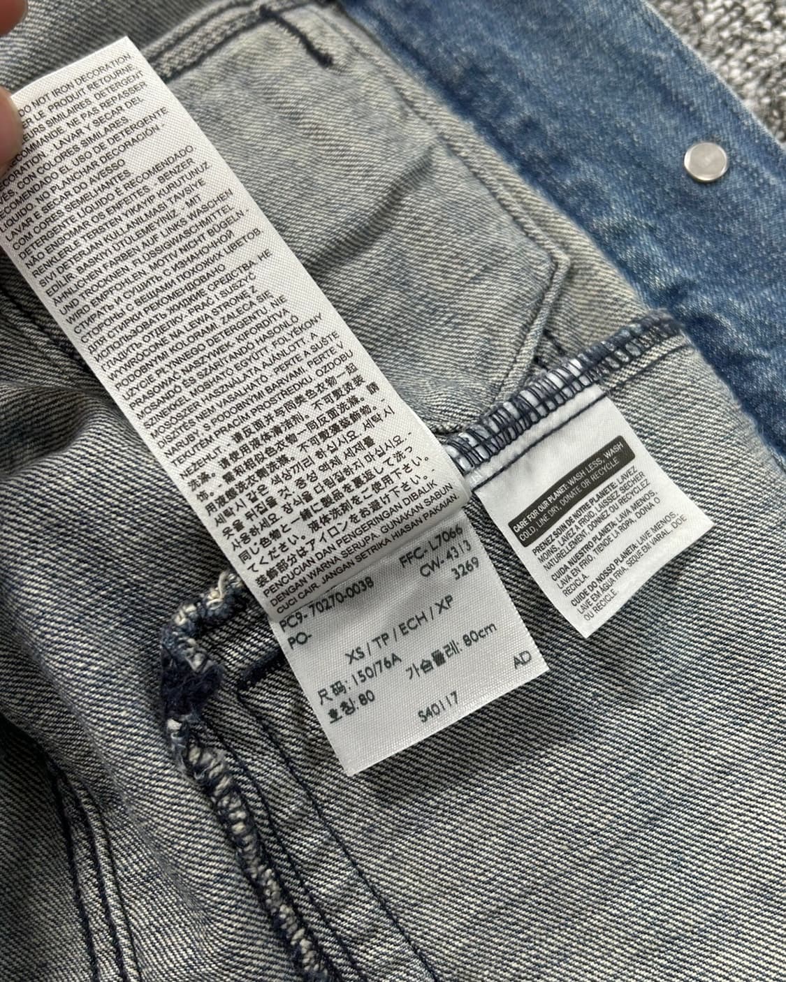 리바이스 스탠다드 데님 크롭 자켓  상품이미지8