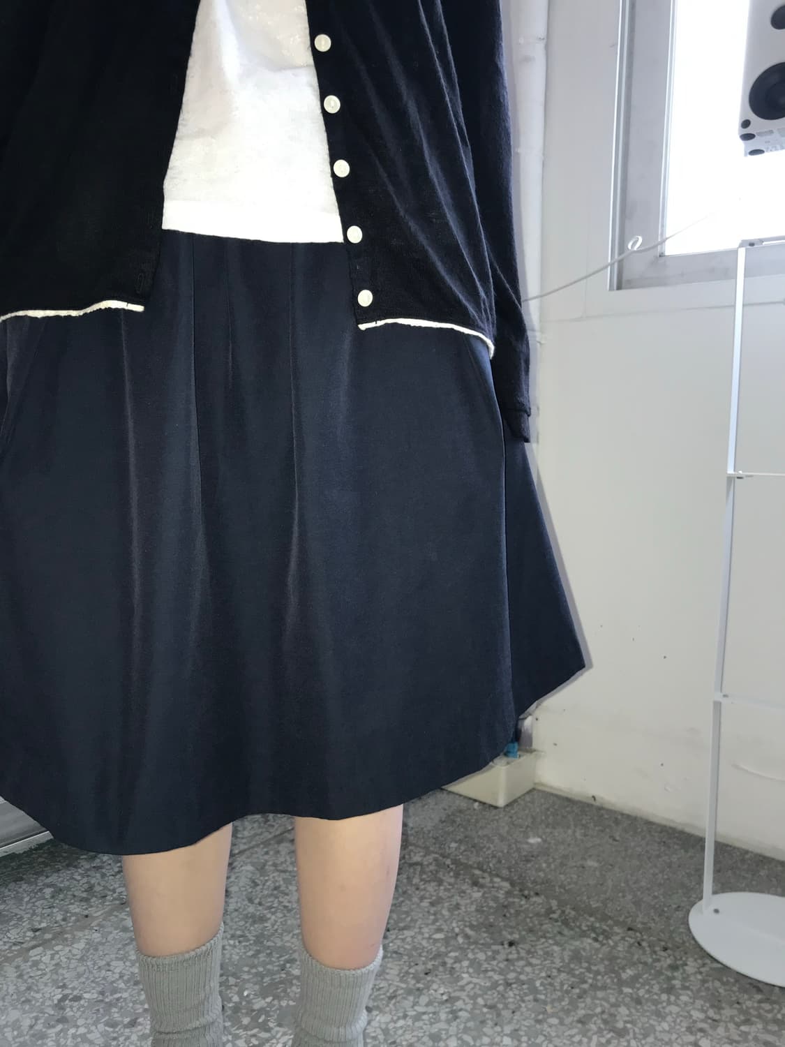 블랙 벌룬 스커트 상품이미지1