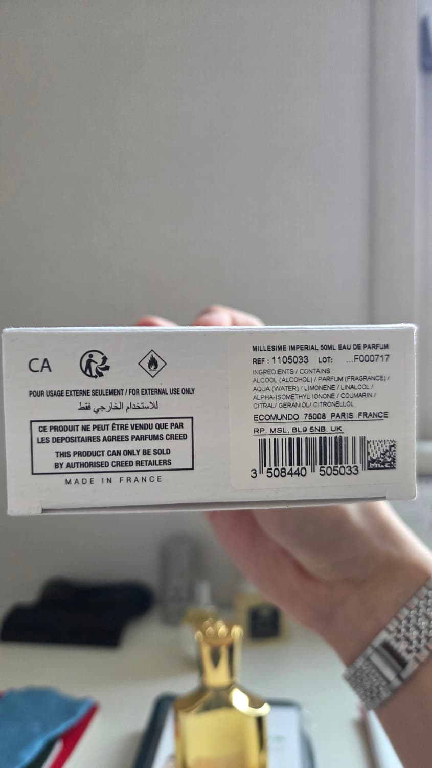 [급처] 크리드 밀레지움 임페리얼 50ml 상품이미지4