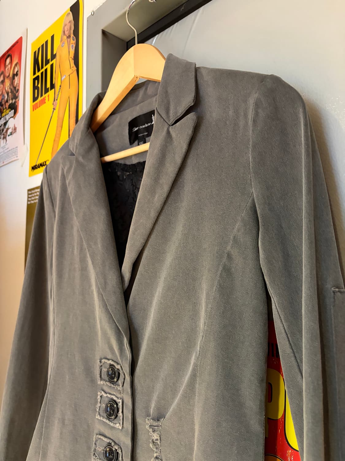 빈티지 디스트로이드 블레이저 자켓 상품이미지4