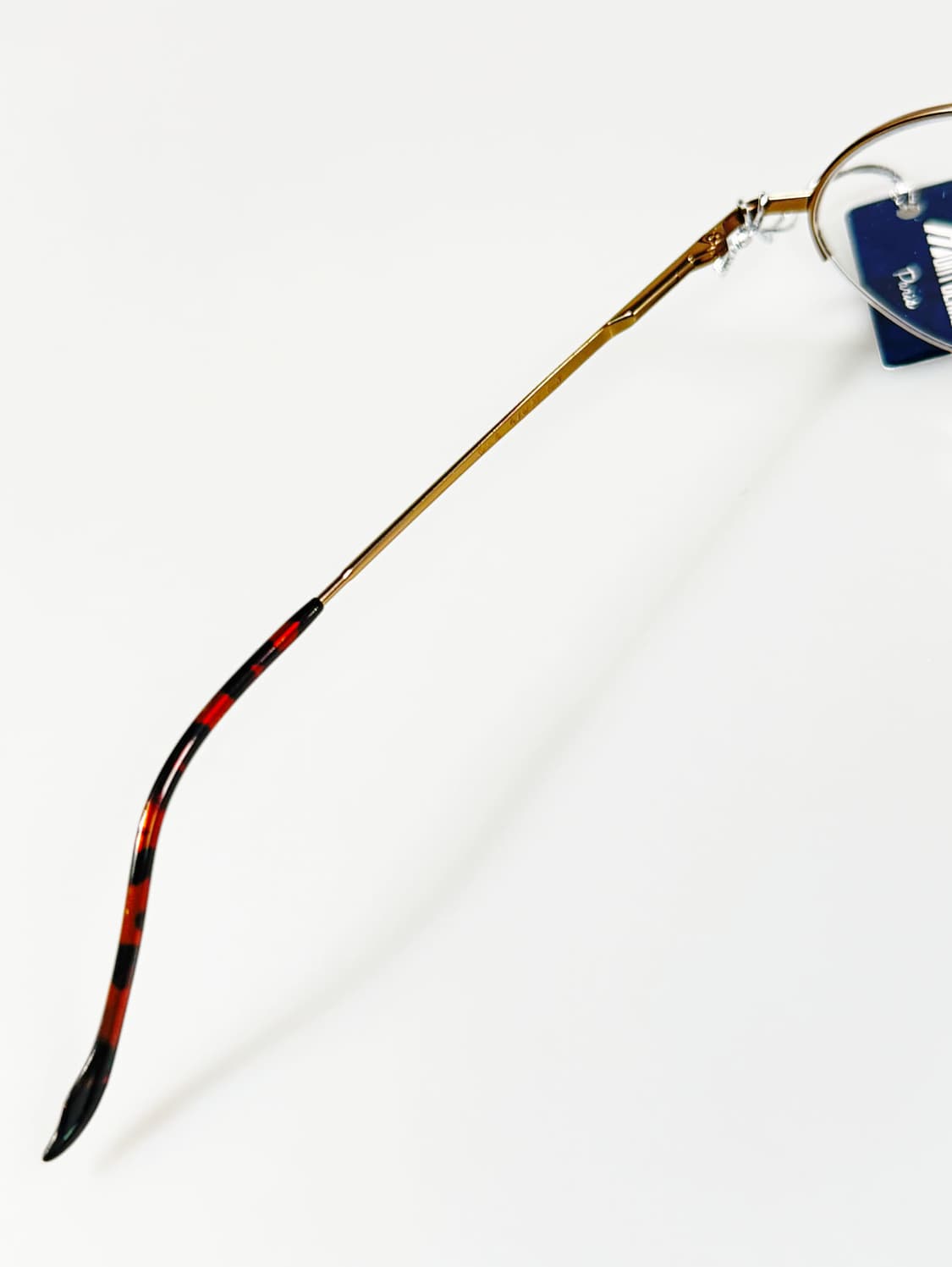 MONT BLANC PARIS 골드 오벌 반무테 빈티지 안경 상품이미지7