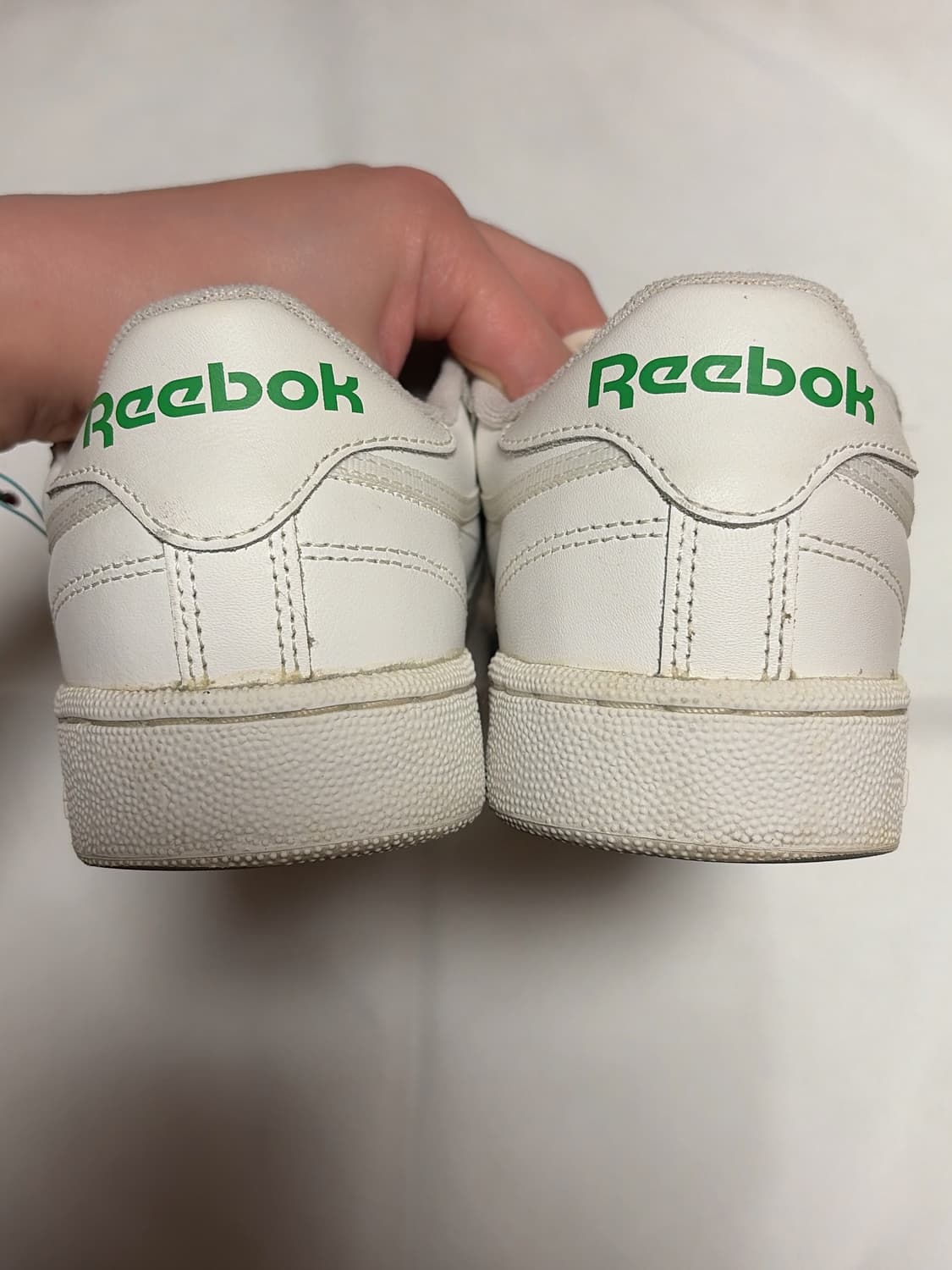 리복 CLUB C 85 화이트 그린 250 판매합니다 ! 상품이미지7