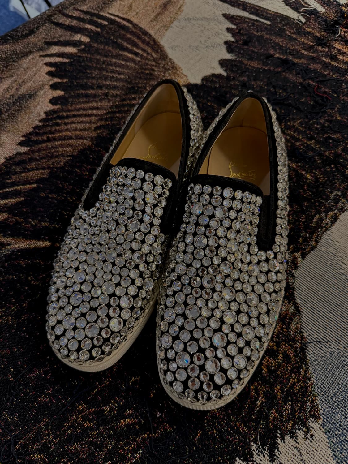 (파워정품) 루부탱 크리스탈 슬립온 상품이미지1