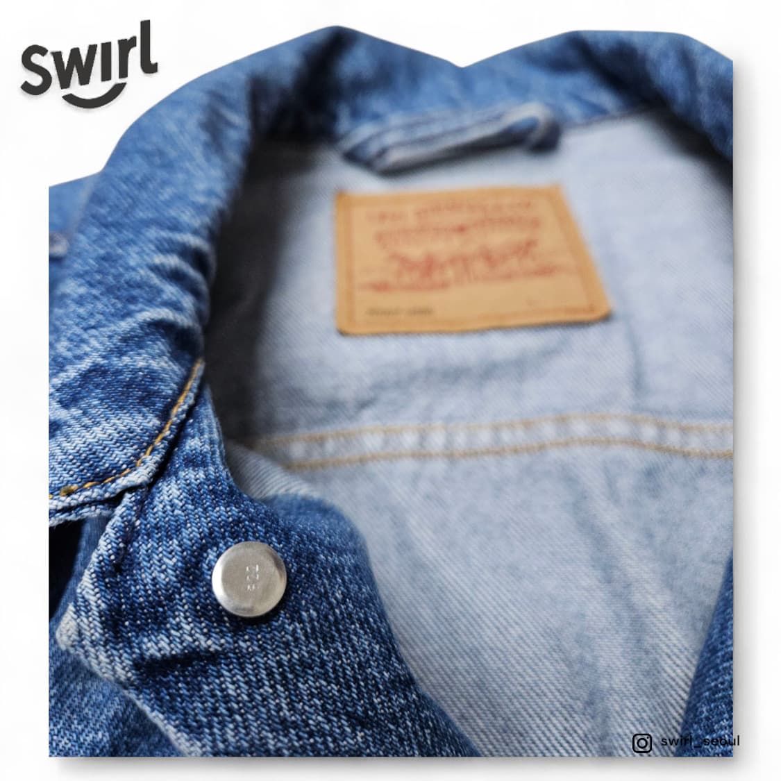 90s Levis usa made 3rd trucker jacket 상품이미지6