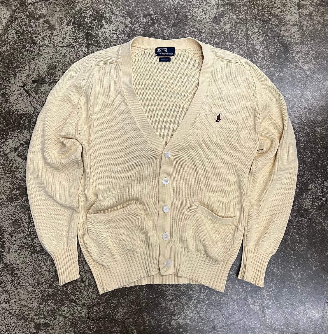 90s 폴로 랄프로렌 아이보리 가디건 상품이미지1