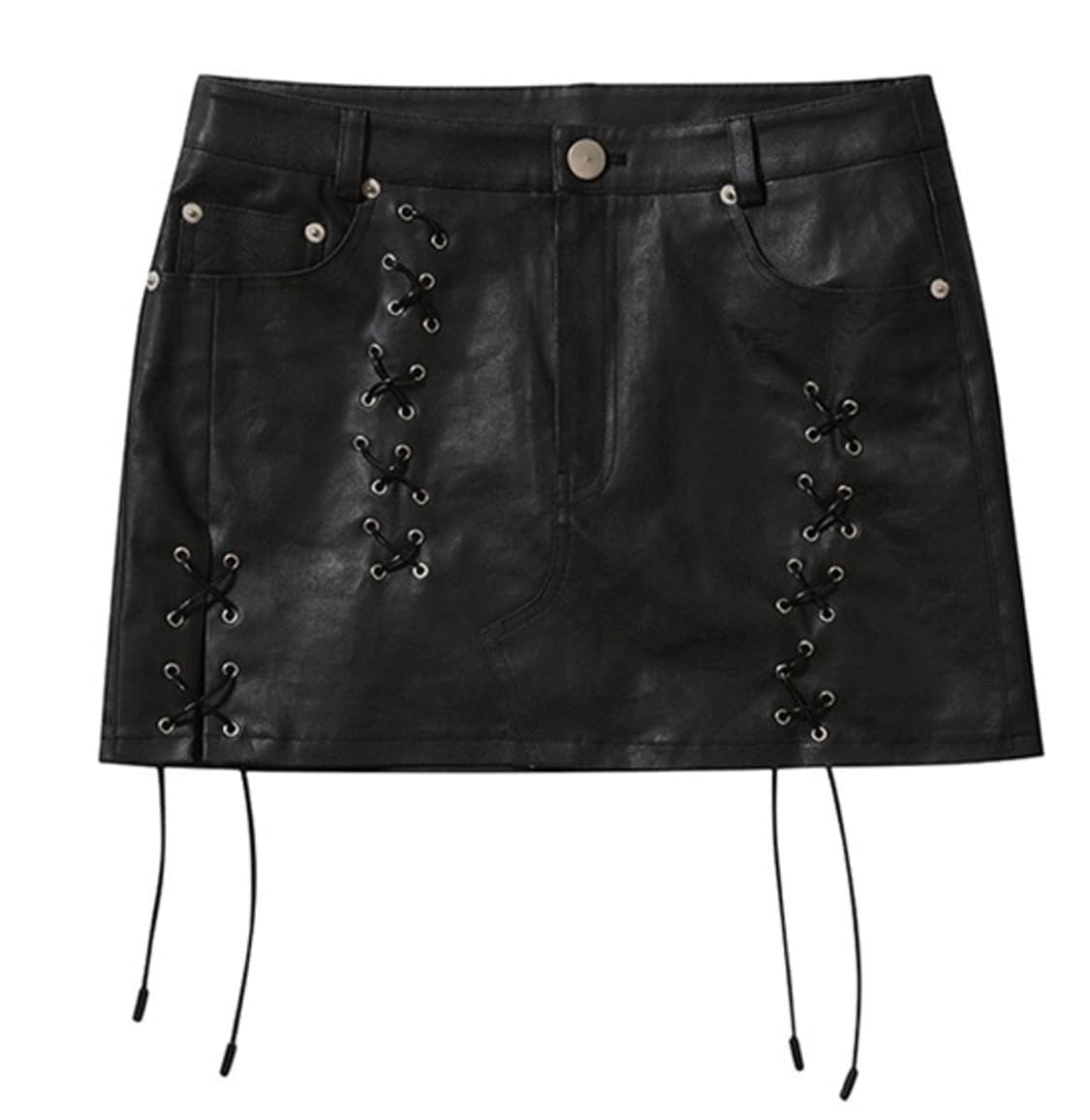LEEY eyelet mini skirt 상품이미지1