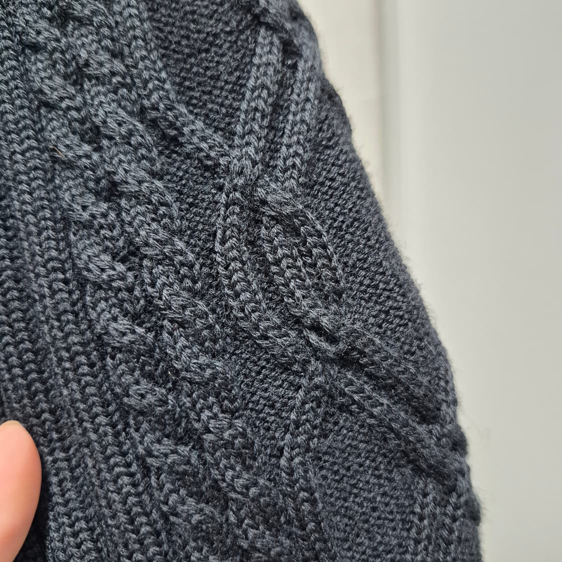 (SM) 세인트제임스 울 니트 하이넥 가디건 상품이미지10