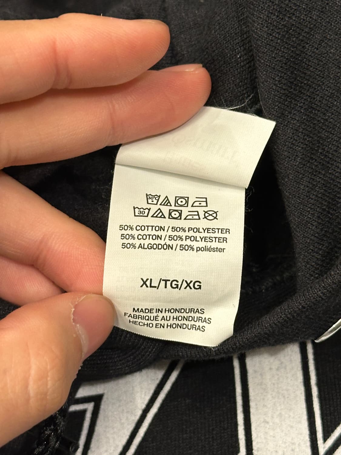 Hanes AC/DC 빈티지 후드티 XL 상품이미지5