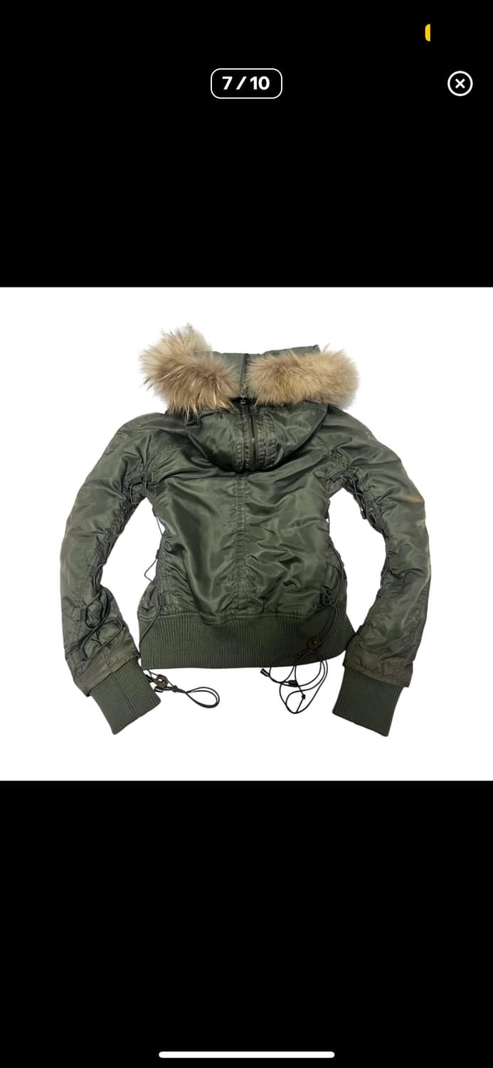 아비렉스 n2b 레이스업 셔링 패딩 상품이미지7