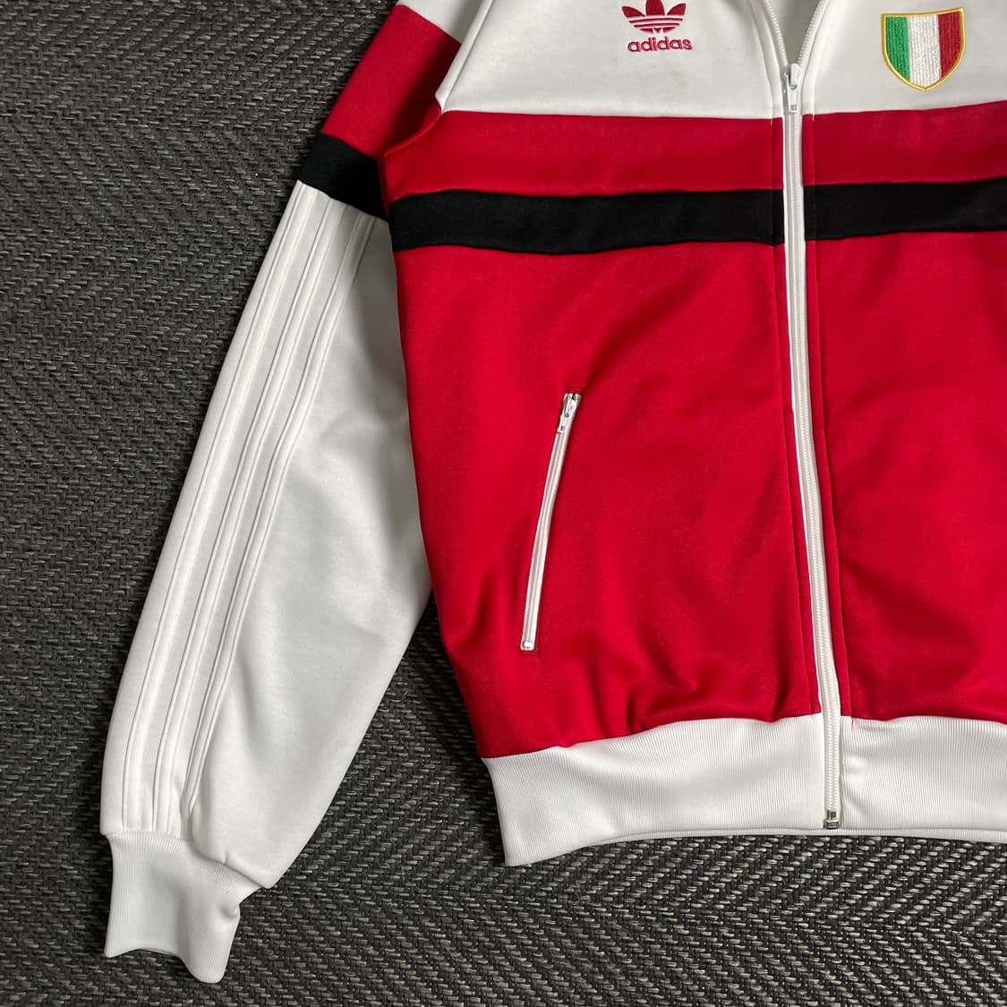 아디다스 09-10 AC밀란 배색 트랙탑 져지o 4882 상품이미지3