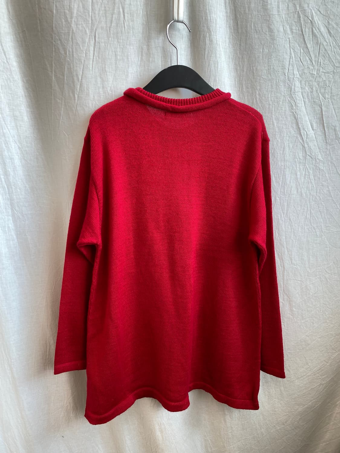 MARY MIND 레드 울혼방 니트(L) 상품이미지8