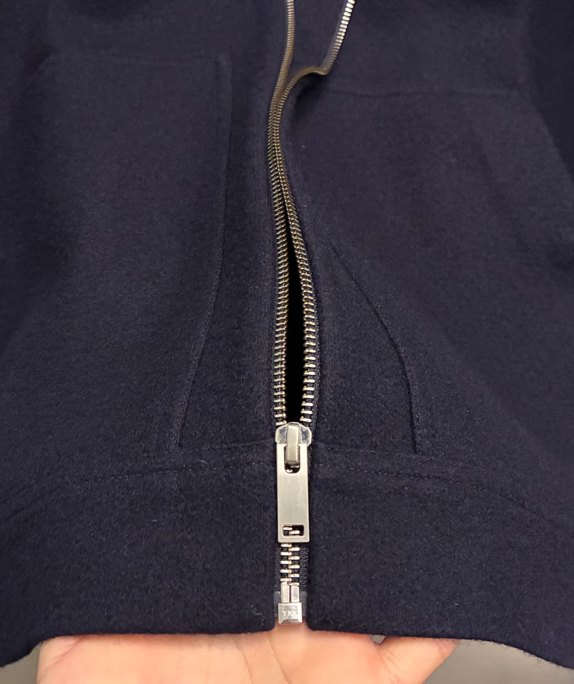 (M/100)COS 코스 코듀로이 카라 코튼 울자켓 블루종 상품이미지7