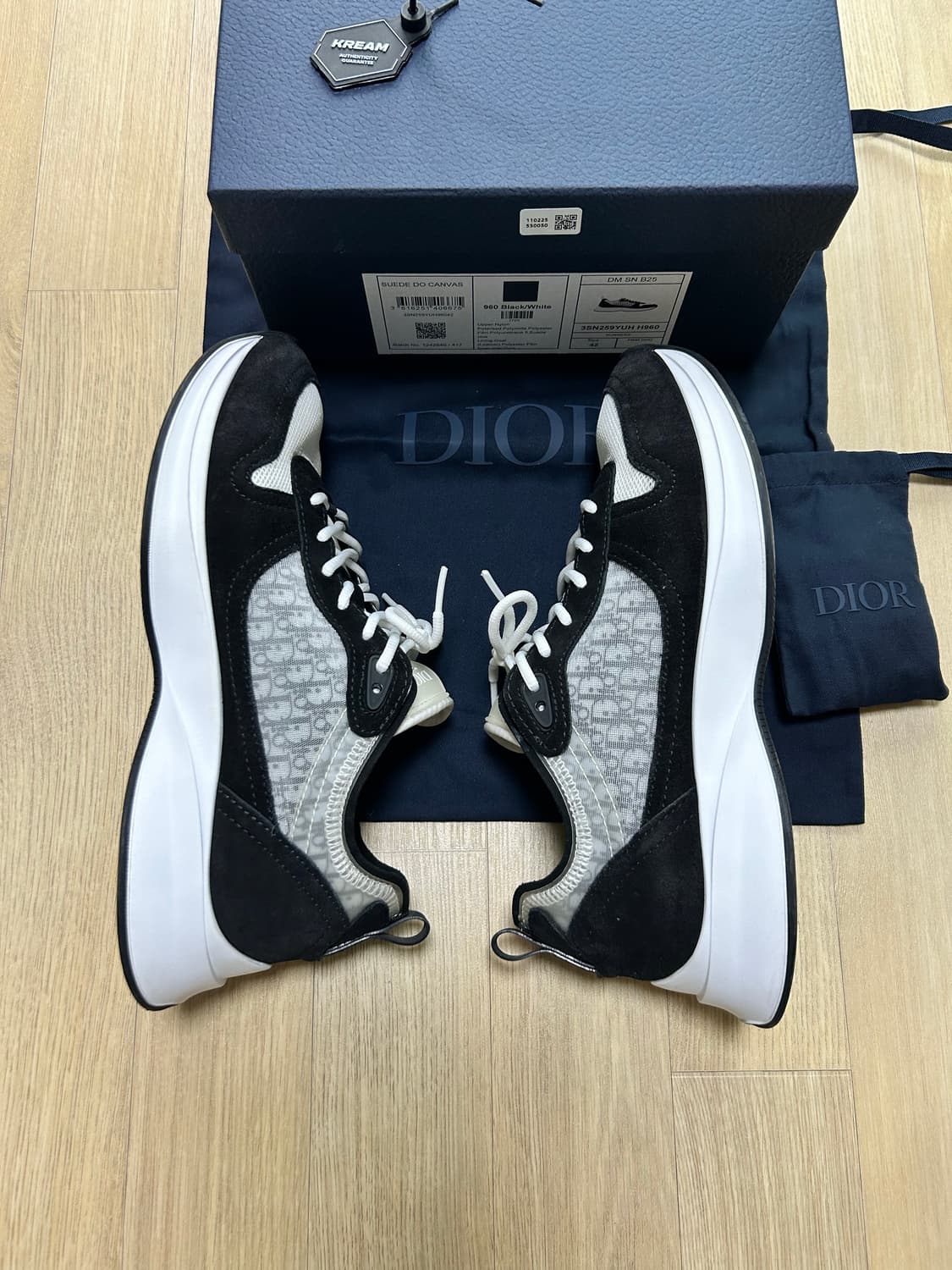 [42] 디올 b25 오블리크 스니커즈 상품이미지3