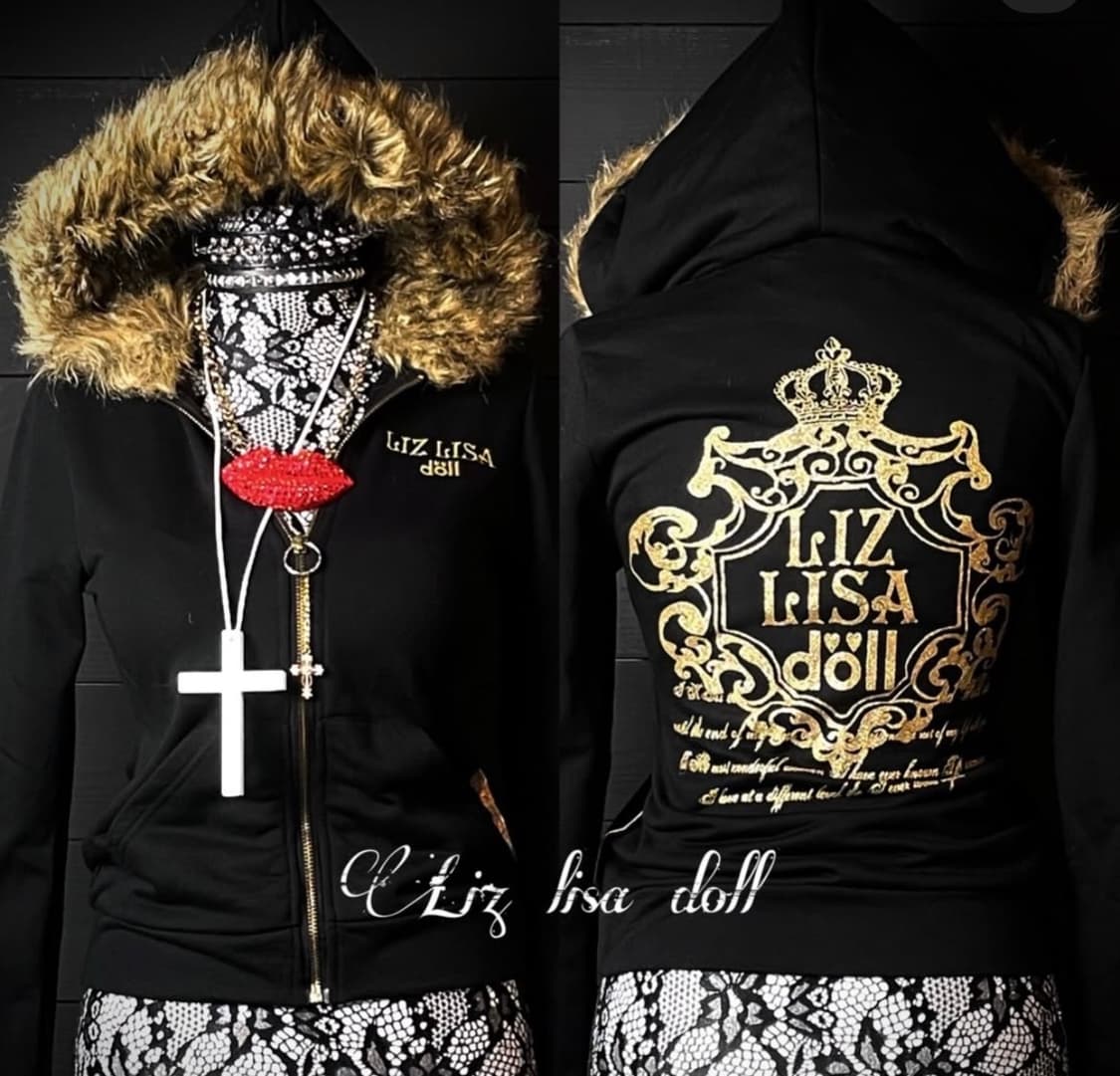 LIZ LISA DOLL 퍼 후드집업 갸루 빈티지 상품이미지1